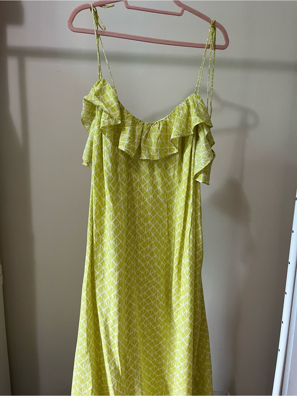 H&M Lime Yellow Ruffled Sundress - Picture 3 of 8